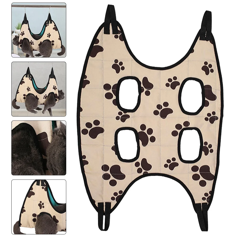 

Hammock Grooming Cat Dog Nail Pet Harness Trimming Sling Bathing Supplies Clipper Shower Clippers Clipping Helper Restraint