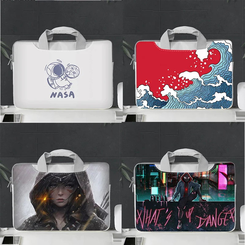 Laptop Anime Computer Bag Shoulder Tote Laptop Briefcase for