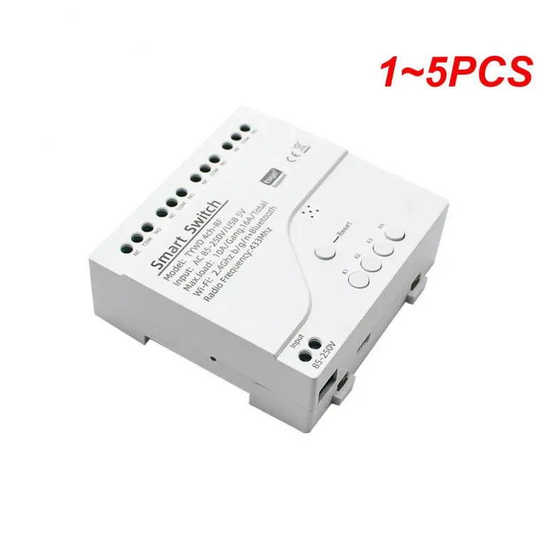 

1~5PCS Tuya Smart Relay Module Motor Switch1/2/4CH 12V 24V 220V RF433Mhz Remote Control Light Switch Work With Alexa Gateway Hub