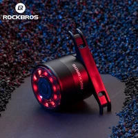 rockbros bicycle smart brake sensing light ipx6 waterproof usb rechargeable cycling taillight bike rear light accessories q5
