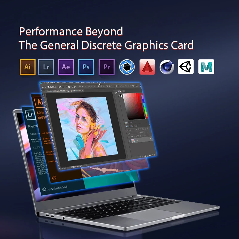 Металлический портативный игровой ноутбук AMD Ryzen 7 4800U металлический ультрабук с