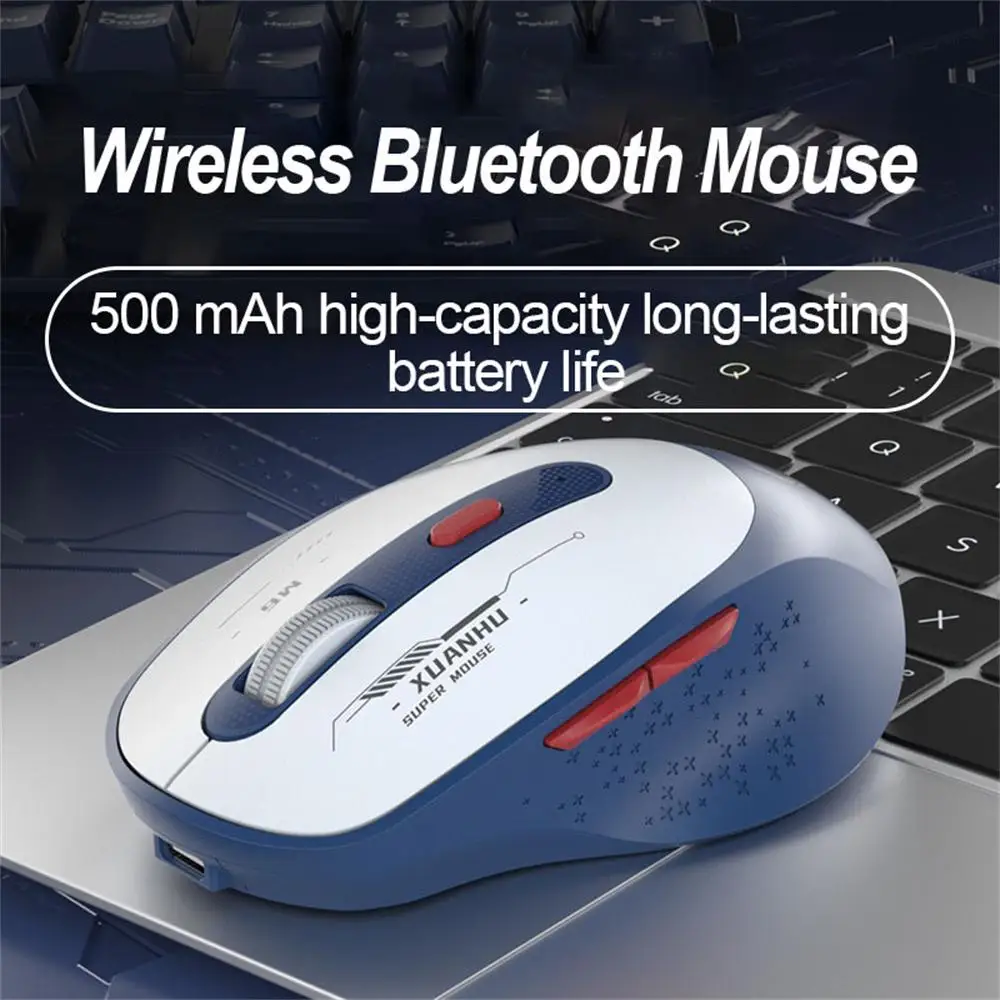 

Bluetooth Wireless Mouse Charging Mouse Ergonomic Mice 1600 DPI Silent For MacBook Tablet Laptop Mute Mice Quiet 2.4G Mouse