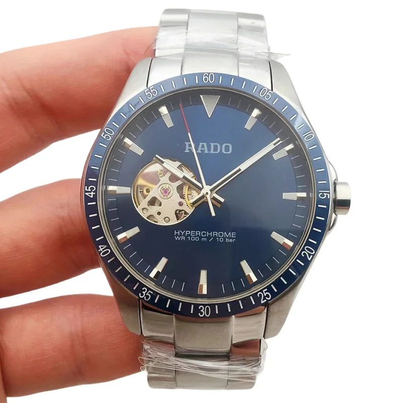 

AAA Luxury brand RADO Men's Watch 904L Stainless Steel Automatic Mechanical Watches Bezel luminous calendar waterproof