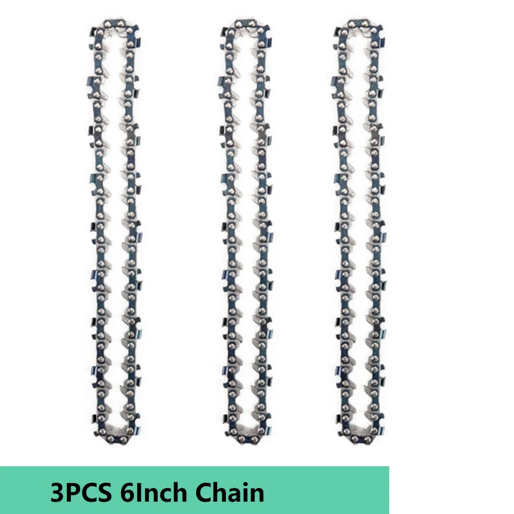 

4pcs 4'' 6'' Chainsaw Guide Bar 65Mn HSS 4'' Handheld Electric Pruning Saw Chain Parkside Wood Cutters Woodworking Cutting