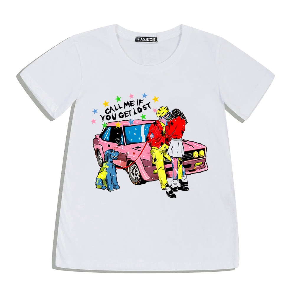 

Tyler The Creator Gall Me If You Get Lost Tshirt Men Women Hip Hop Oversized T-shirt Cartoon Anime Manga Style Tee Shirt Male