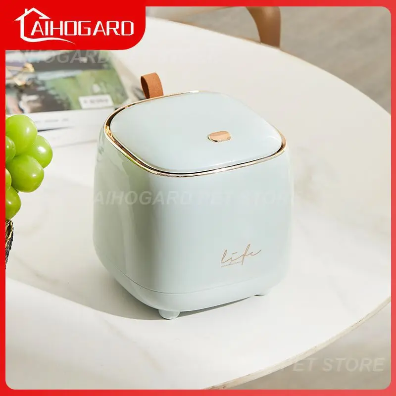 

С крышкой, ведро для хранения, коробка для хранения, домашняя прижимная настольная чистая Рабочая поверхность, мусорная корзина, оптовая продажа, аксессуары для дома, двухслойная