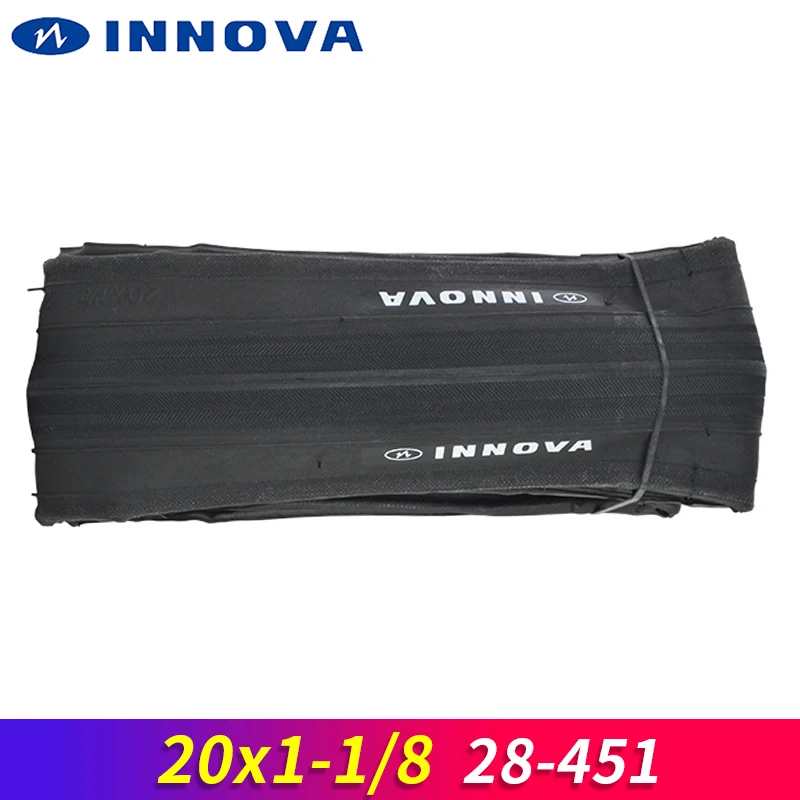Складная велосипедная шина INNOVA 28-451 20x1 1/8 20 дюймов Ультралегкая с коричневым краем