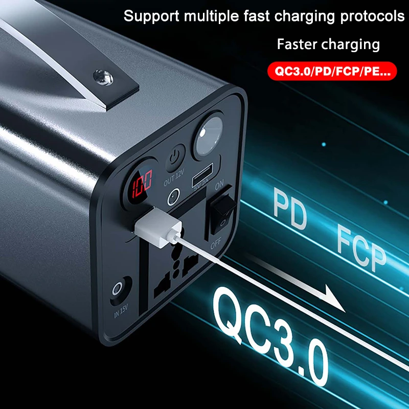 Ceny 220V 68000mAh Akumulator Generatora 250W Przenośna Elektrownia Zewnętrzne Zasilanie Awaryjne Camping Power Bank Inverter