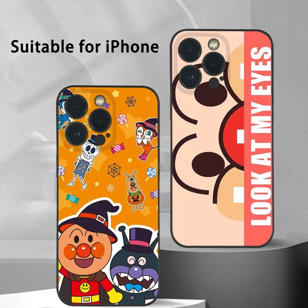 Модный чехол для телефона A-Anpanman с изображением хлеба iPhone 15 14 13 12 11 Pro Xs Max Mini XR X 7 8 Plus