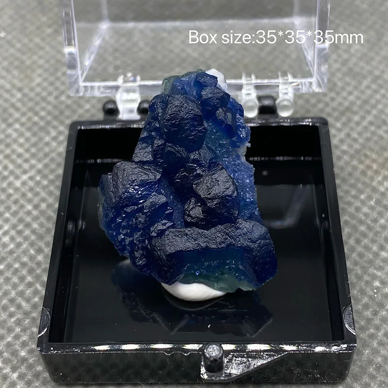100% Natural Inner Mongolia blue fluorite Mineral specimen cluster Stones and crystals Healing crystal Free shipping