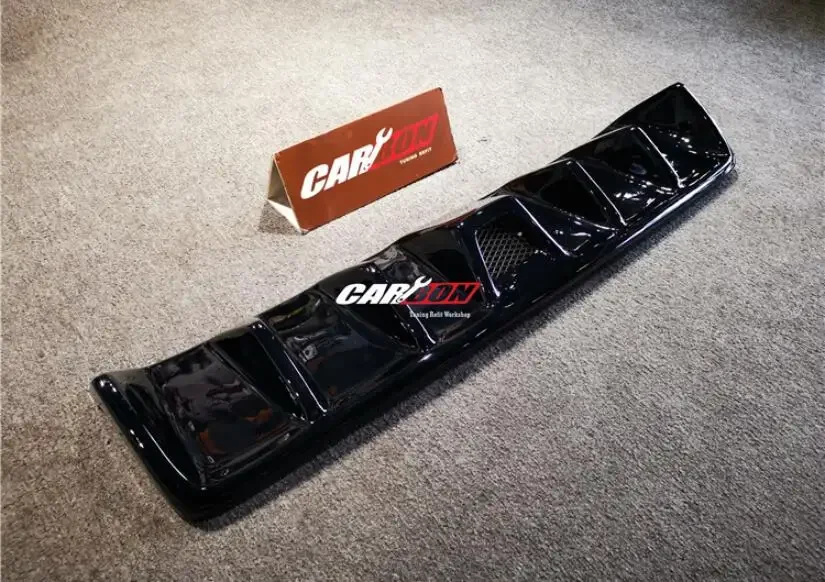 REAL CARBON FIBER REAR BUMPER TRUNK LIP SPOILER SPLITTER DIFFUSER For Toyota Reiz / MARK X 2012 2013 2014 2015 2016