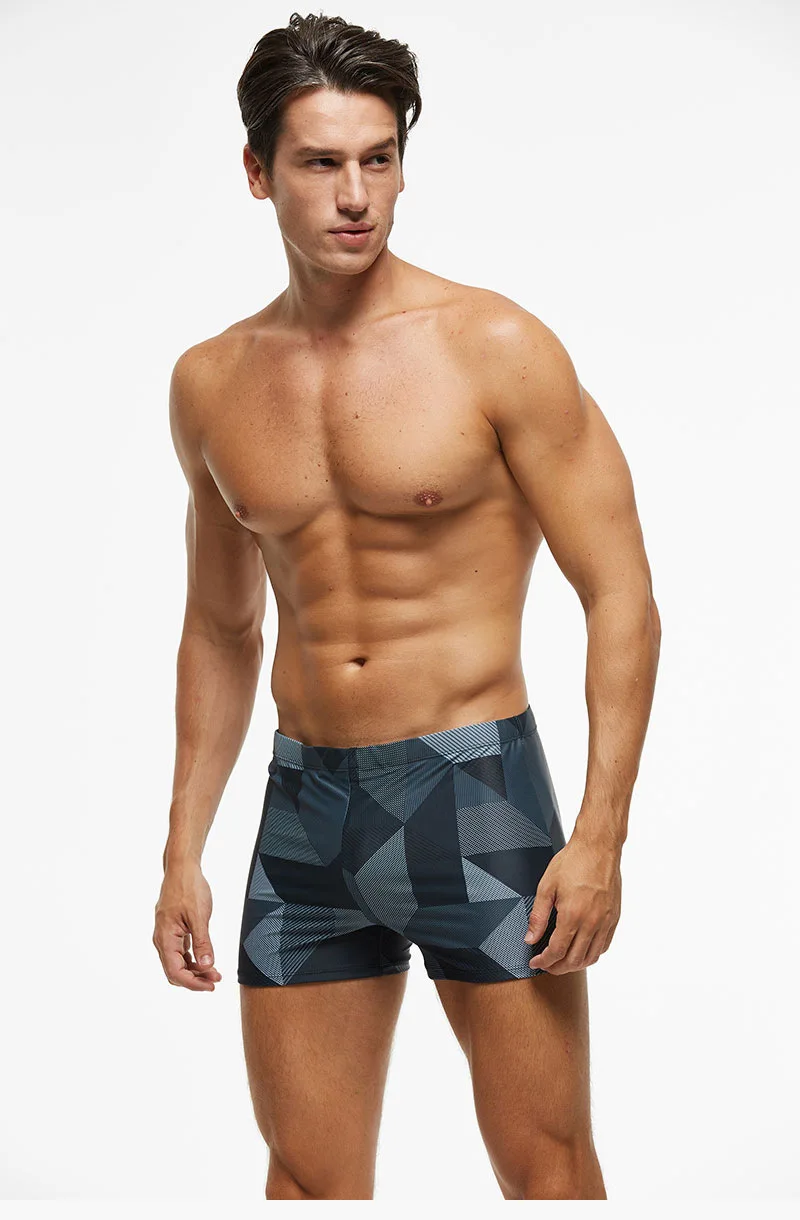 AIMPACT Men's Board Shorts Beach Sport Shorts Swimming Trunks Swimwear Fashion Sexy Quick Dry Padder Surf Shorts for Man AM8138