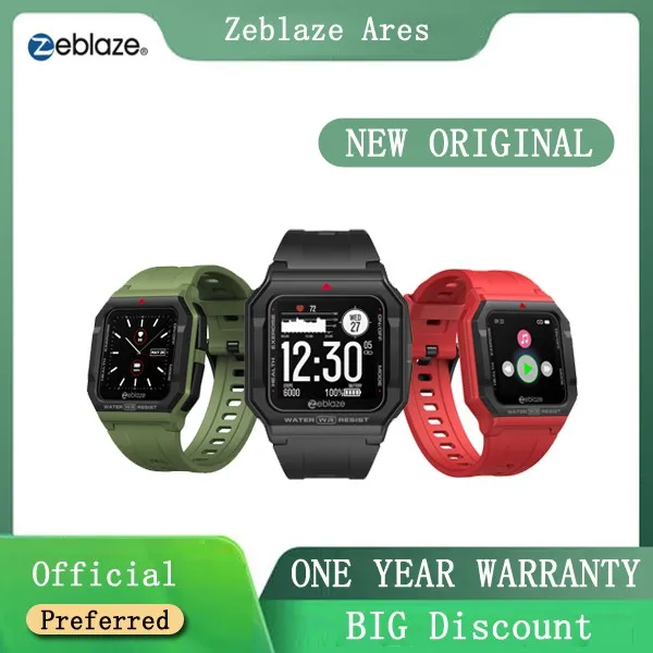 

[Доставка 24 часа] Смарт-часы Zeblaze Ares 1,3 дюйма, Мониторинг Артериального давления, пользовательские часы, новые часы Zeblaze