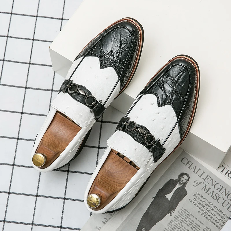 

Мужские деловые кожаные туфли с острым носком, официальная Женская обувь в итальянском стиле, роскошные Брендовые мужские слипоны, повседневные лоферы, обувь