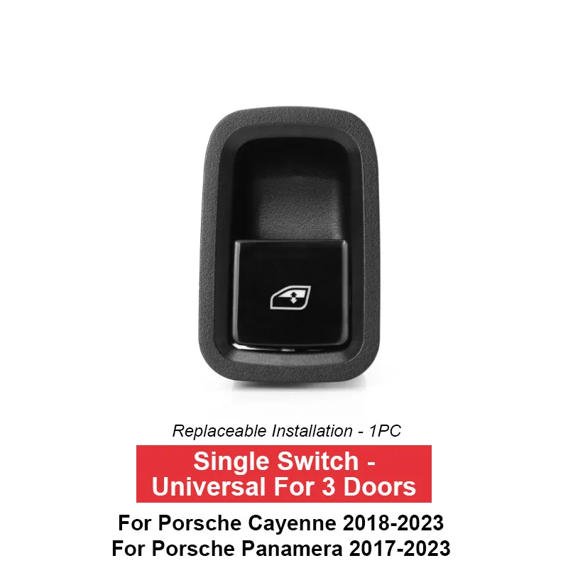 

Для Porsche Macan 2014-2021 Panamera 2010-2023 Cayenne 2011-2023 пластиковая кнопка переключения стеклоподъемника со стороны водителя, замена