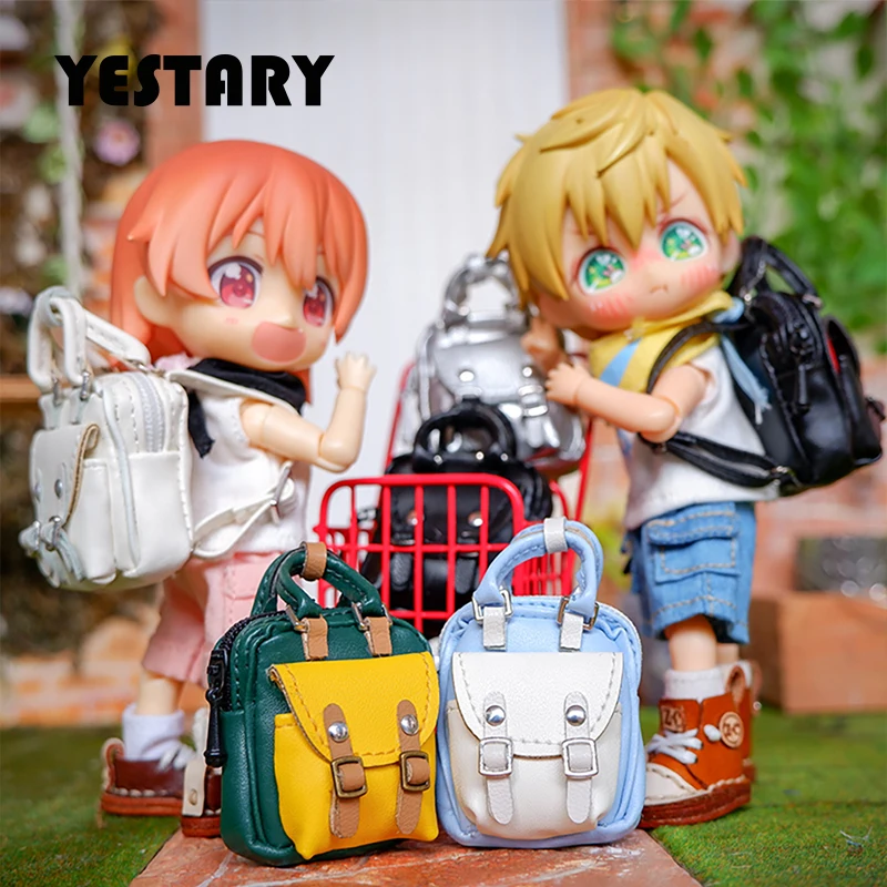 

YESTARY BJD Clothing 1/12 Bjd Doll Accessories Toys Obitsu 11 Doll Clothes DIY Fashion Toy Color Matching Backpack For Doll Gift