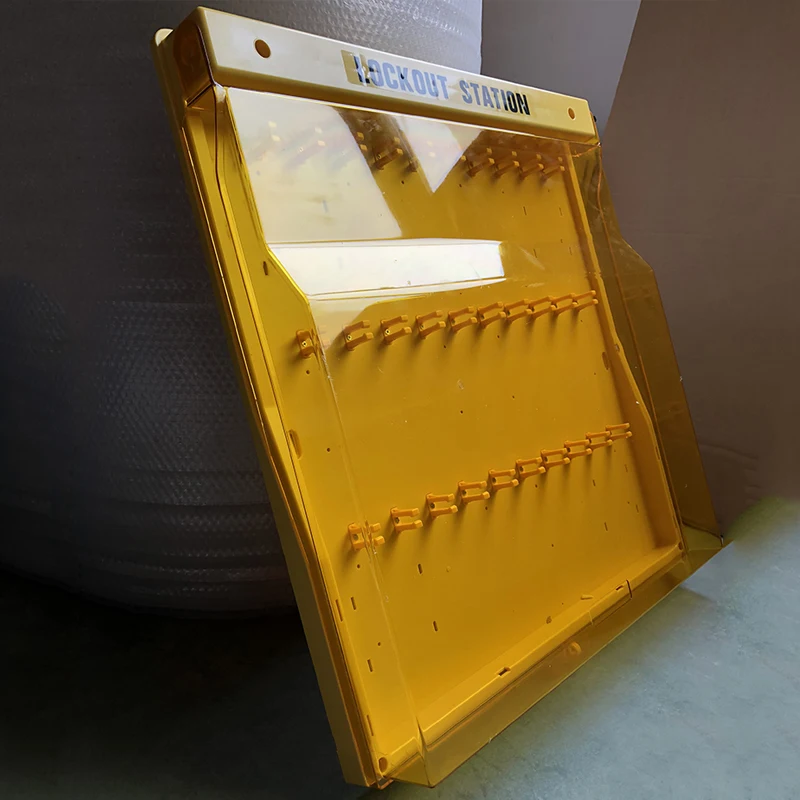 Прозрачный настенный стенд для образцов покраски ногтей Закрытая