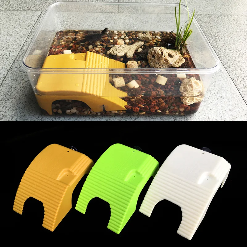 

Aquarium Turtle Basking Platform Double Track Climbing Floating Platform For Turtle Aquarium Accessories Fish Tank Decoration