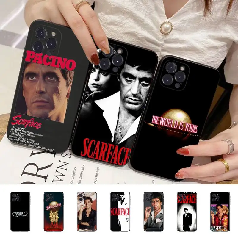 

Scarface 1983 Film Al Pacino Movie Phone Case for iPhone 11 12 13 mini pro XS MAX 8 7 6 6S Plus X 5S SE 2020 XR case