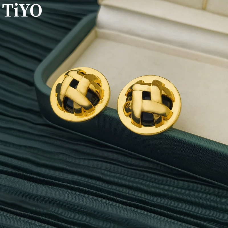

Modern Jewelry 925 Silver Needle Hot Selling Vintage Temperament Resin Earrings High Quality Copper For Women Female Gifts