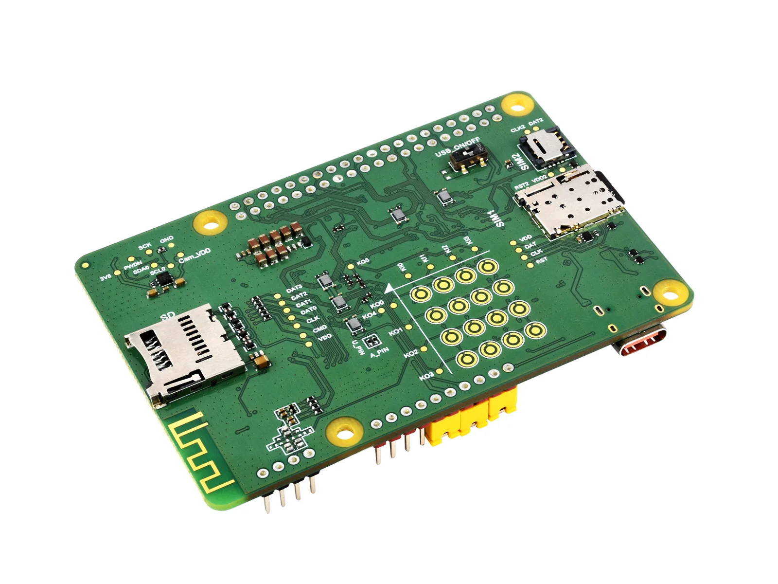 EC200U-AU C4-P01 макетная плата разработанная для QuecPython LTE Cat-1 / Bluetooth связи