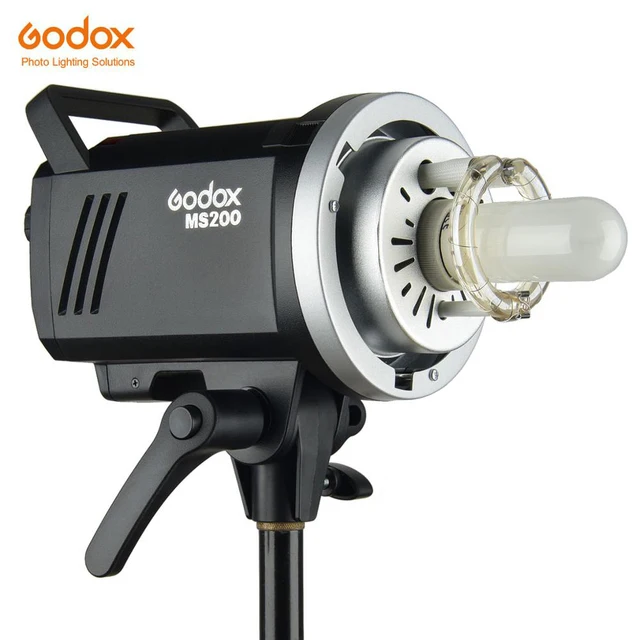 

Godox MS200 200W MS300 300W Built-in 2.4G Wireless Receiver Lightweight Compact Durable Bowens Mount Studio Flash Modelling lamp