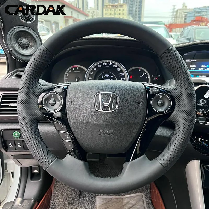 

Индивидуальная кожа из микрофибры для Honda Accord 9 2013-2017 Crosstour 2013-2015, интерьер автомобиля
