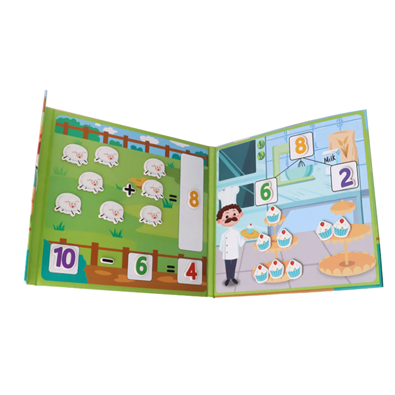 

Math Busy Book For Toddlers Magnetic Sticking Preschool Learning Activities Teaching Tool For 3 Years Old Kid Portable Learning