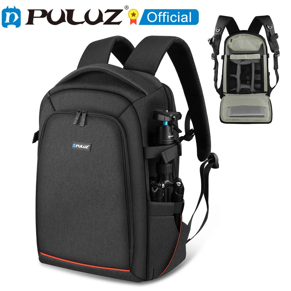 Переносной водонепроницаемый рюкзак PULUZ для улицы с защитой от царапин и двумя плечами, Ручной Стабилизатор PTZ, Сумка для фотоаппарата/чехол с дождевиком