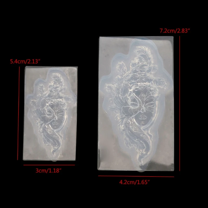 Брелок Танцовщица в маске силиконовая форма для рождественского подарка