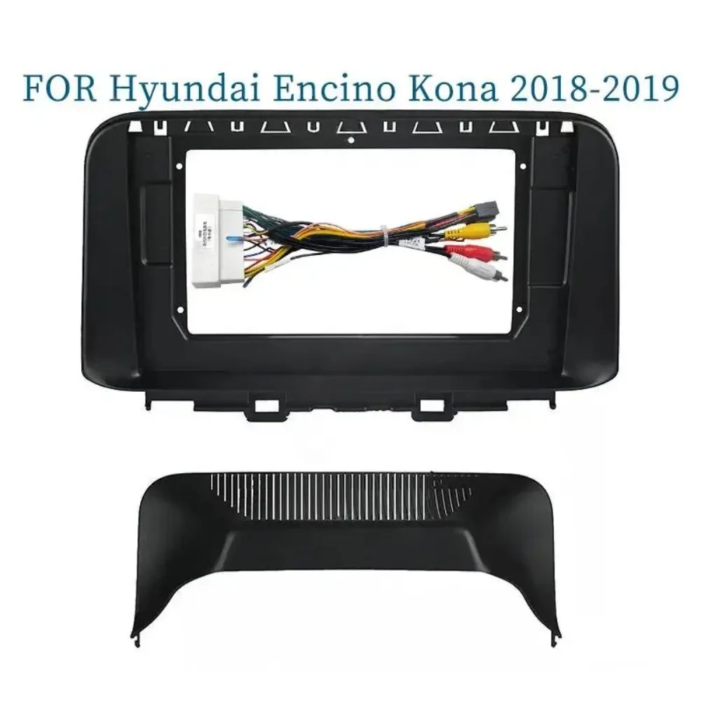 Автомобильный аудиоадаптер облицовка для автомобильного радио DVD-плеера Hyundai Kona