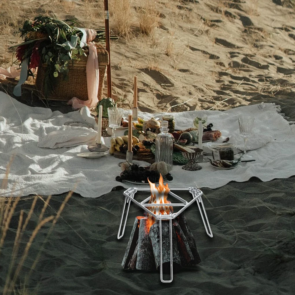 Стойка для костра решетка гриля штатив подставка готовки кухонное оборудование