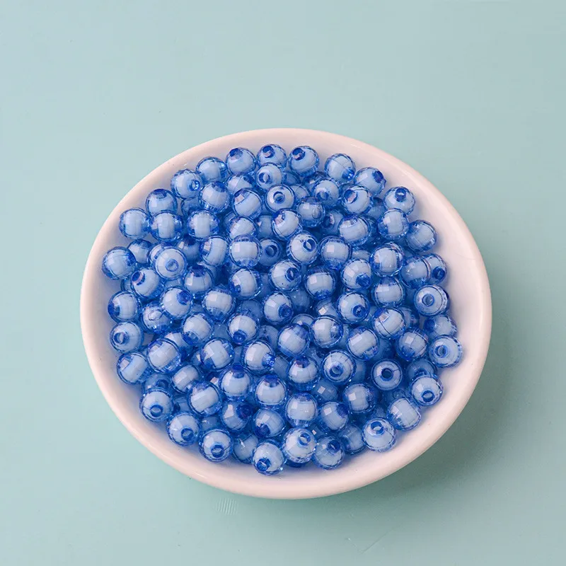 

16colors 8/10mm 40-100pcs Wholesale Faceted Earth Acrylic Loose Spacer Beads for Jewelry Making DIY Bracelet