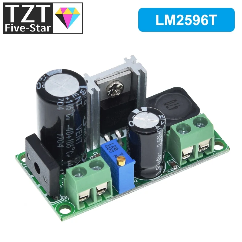 TZT LM2596T LM2596HV Регулируемый понижающий модуль питания постоянного тока 3 А 5 В-50 В