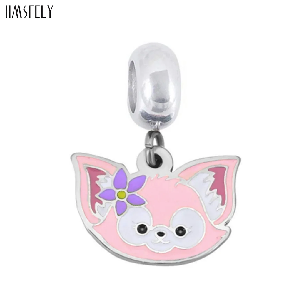 Милый мультяшный кулон HMSFELY для самостоятельного изготовления браслетов, ожерелий, ювелирных изделий, аксессуары для женских браслетов, запчасти