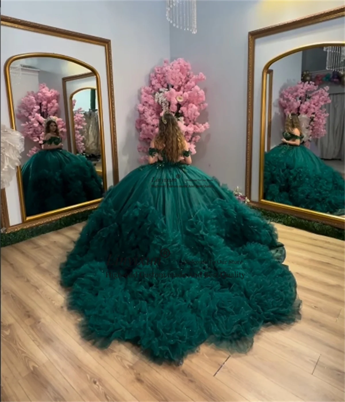 Женское бальное платье принцессы с кружевной аппликацией и блестками милое для