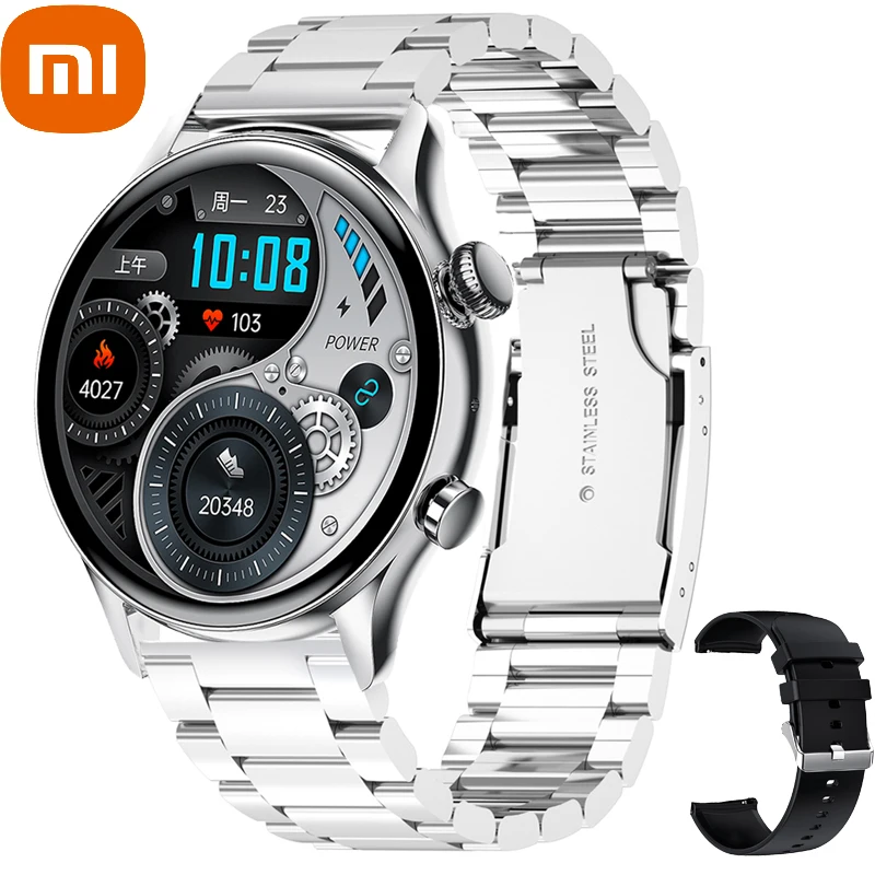 

XIAOMI NFC Smartwatch HD Pixel Display Screen Bluetooth Call Sport Watches Bluetooth Music Smart Watch For Men Clock Android IOS