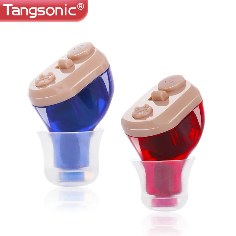 Tangsonic Mini Invisible Digital Hearing Aid Rechargeable Sound Amplifier For Deaf Men Deafness Adults Seniors Women Elderly