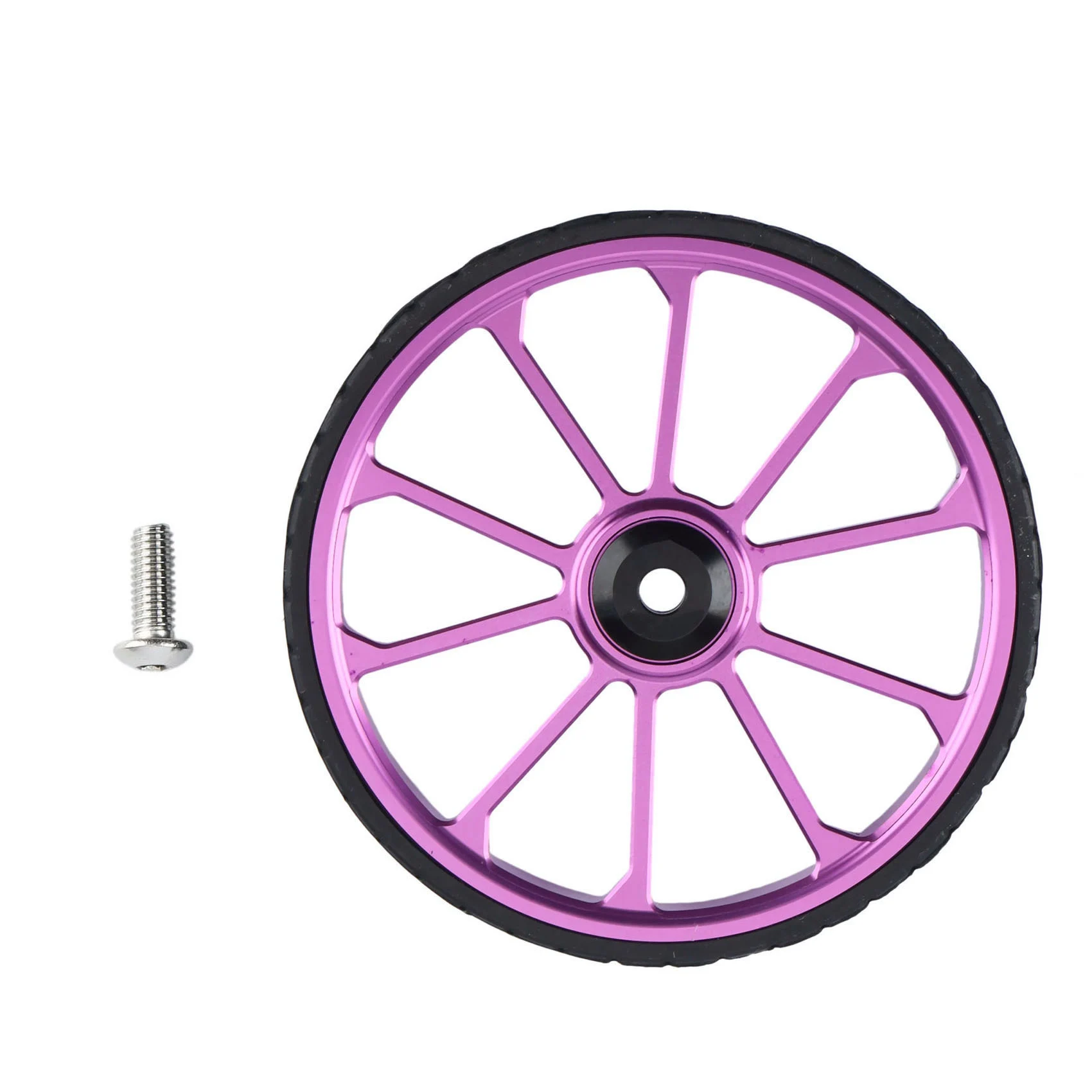 

Складное Велосипедное легкое колесо для Бромптона/птицы алюминиевый сплав CNC легкое колесо сверхлегкие герметичные подшипниковые нажимные колеса, фиолетовый