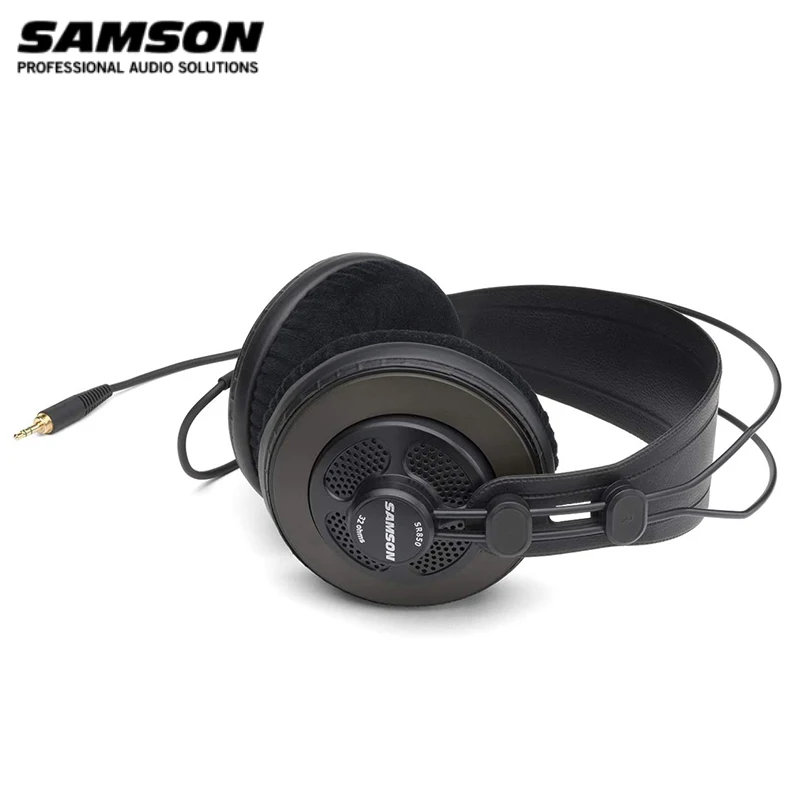 Оригинальные полуоткрытые наушники Samson SR850 HIFI гарнитура мониторные для студии с