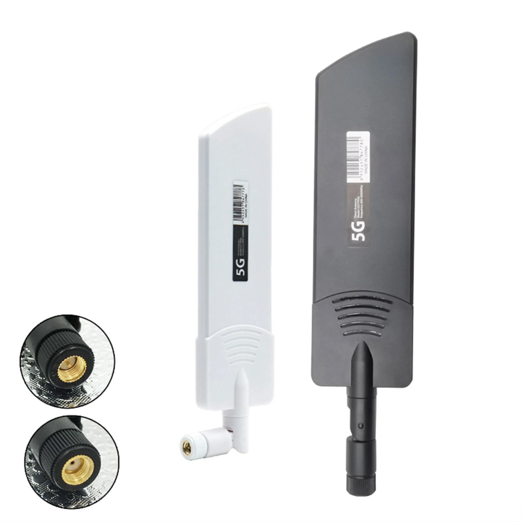 Фото 600-6000 МГц гибкий складной беспроводной маршрутизатор 2G 3G GSM GPRS 4G 5G высокий коэффициент усиления 40 DBi LTE усилитель сигнала WIFI антенна черная A №5