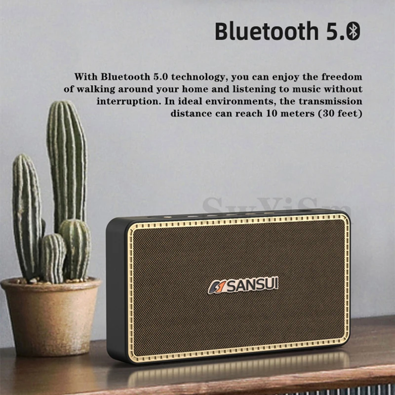 

Сабвуфер Sansui A6 беспроводной с bluetooth, 20 Вт