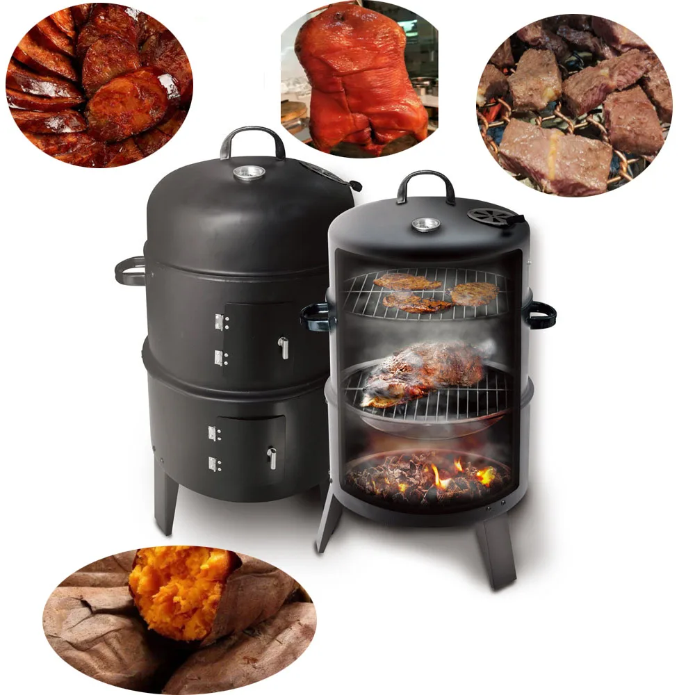 

Free Shipping BBQ Oven Smoke Fumigation Furnace Commercial Household Barbecue Grill