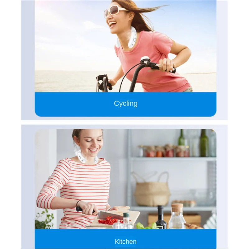 

Подвесной шейный вентилятор, уличный портативный воздушный кондиционер, охлаждающий инструмент, безлистный подвесной шейный вентилятор розового цвета