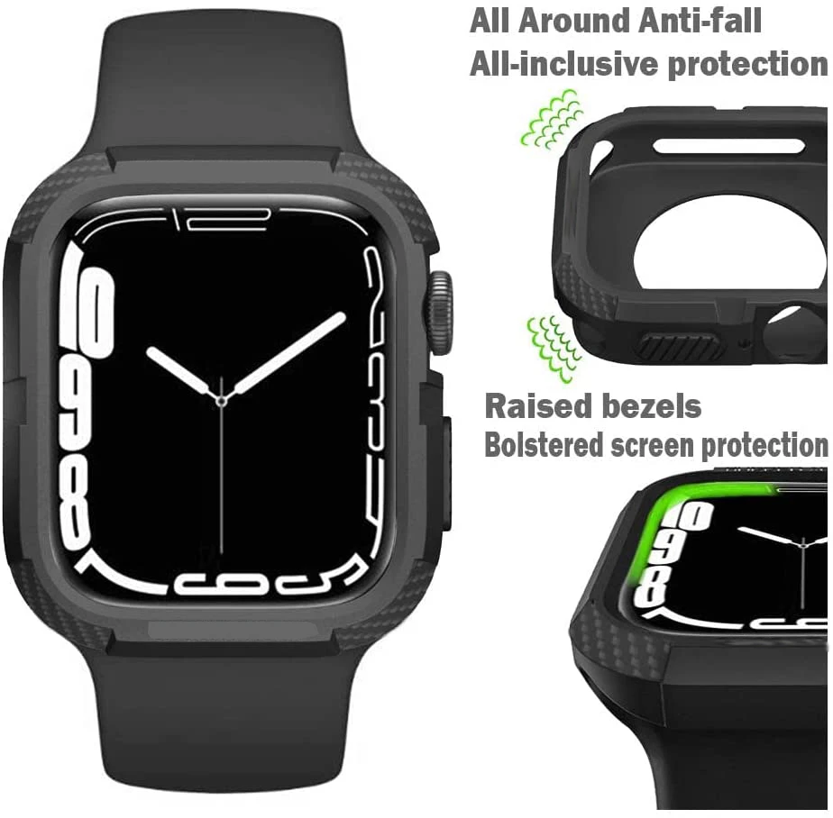 Чехол для apple watch Ultra Band 49 мм Защитный Мягкий Силиконовый ТПУ чехол iWatch Series