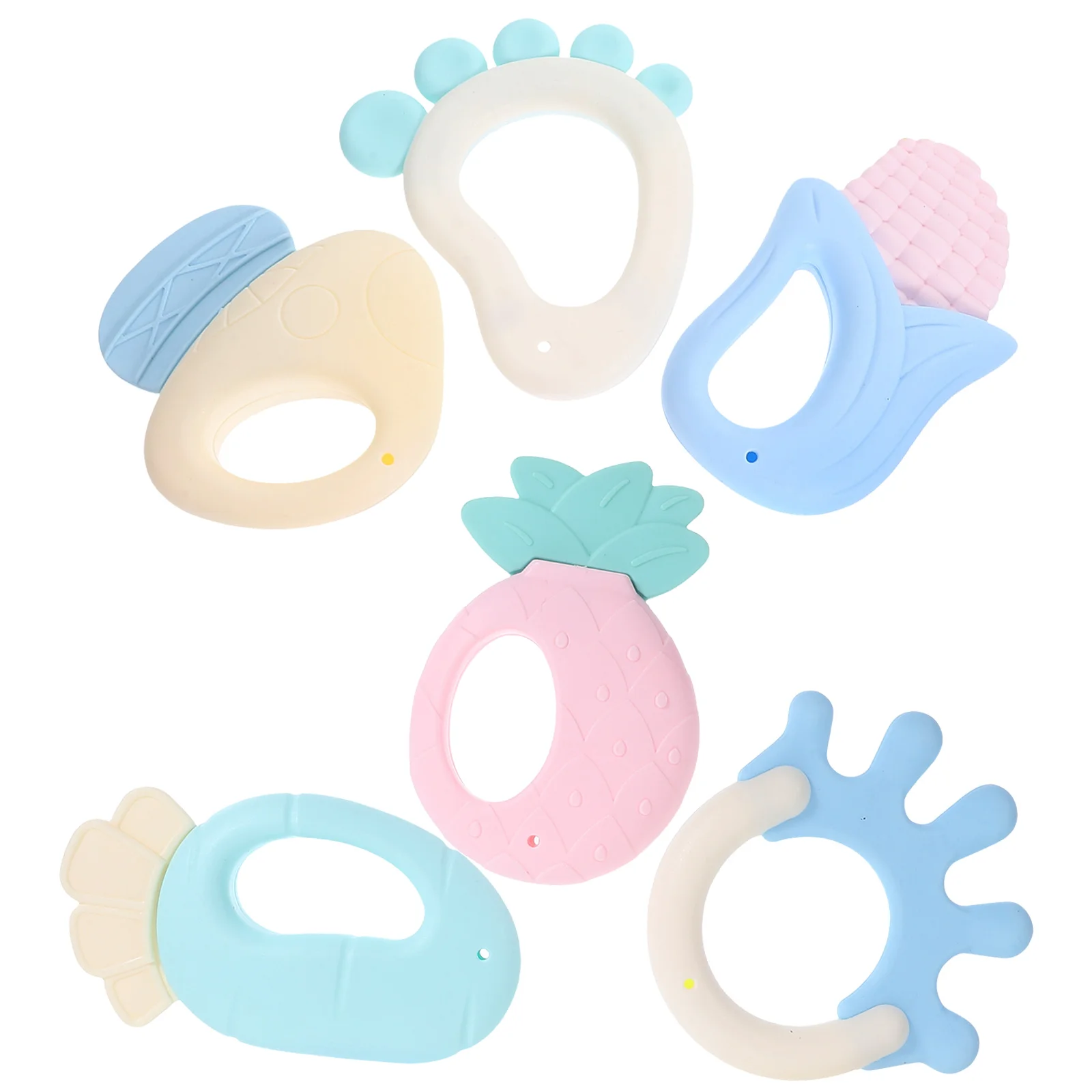 

Infant Educational Toy Teether Baby Rattles Teething Toys Plaything Soothing