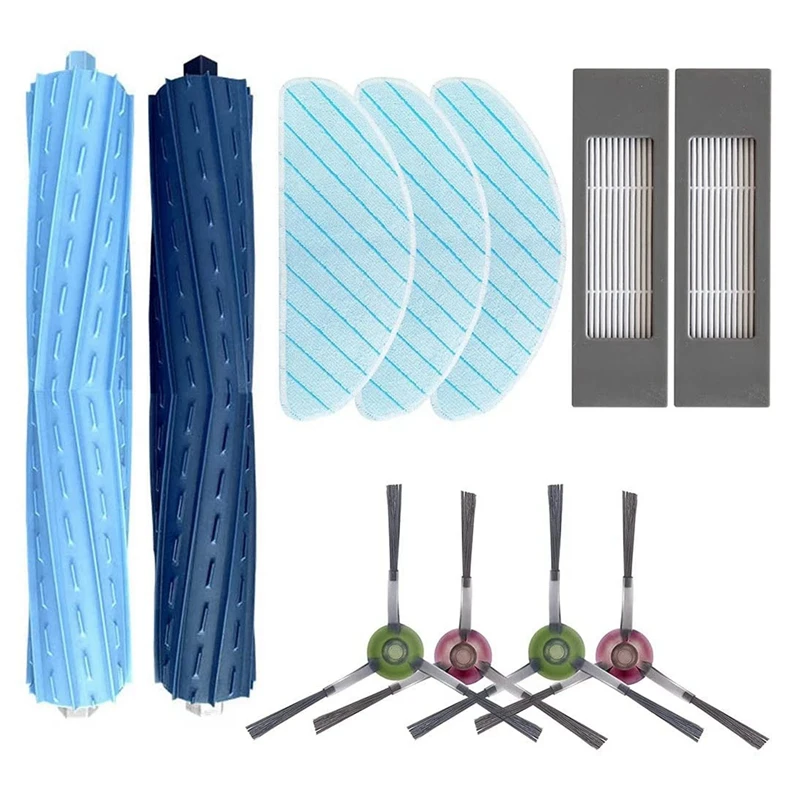 

Main Roller Brush Filters Side Brushes Replace For Ecovacs Deebot Ozmo T9 AIVI T9 PRO T9 MAX T9 Robot Vacuum Cleaner