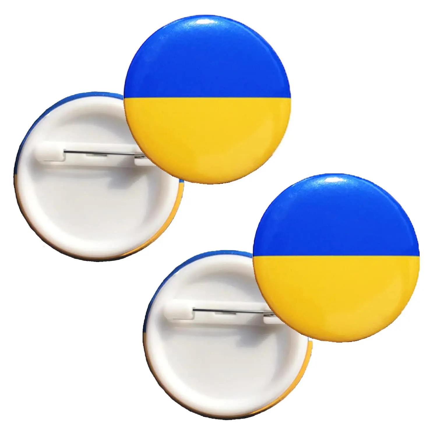 

Ukraine Flag Button Pin, 2 Pack Round Ukraine Flag Pin,1.73 X 1.73'' Peace and Love for Ukraine Pin Lapel Button Lapel Brooches