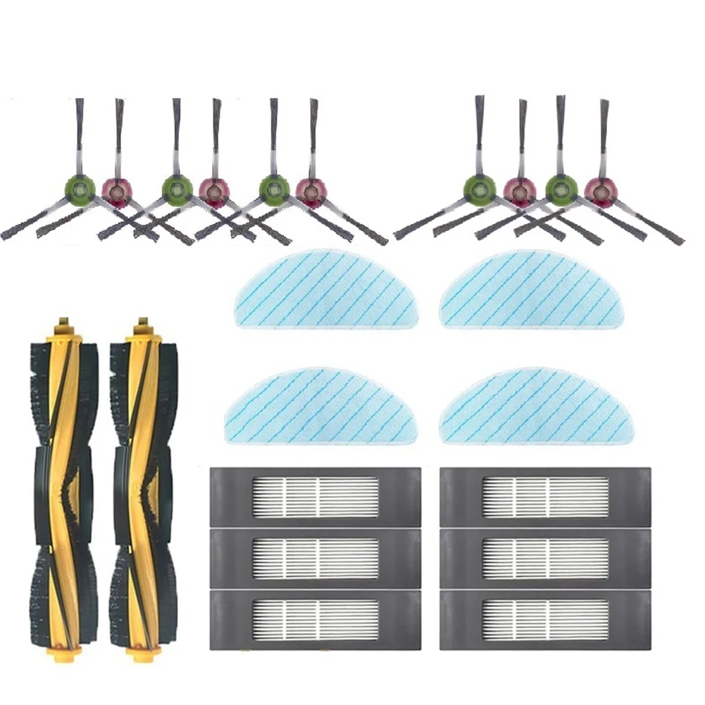 

22 шт., аксессуары для уборки Ecovacs Sweeper T9 T9max T9power T10