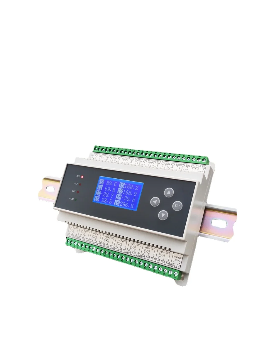 

8-32 Channels PT100 Multi-channel Isolated K-type Thermocouple Thermal Resistance Temperature Collector Acquisition Module RS485